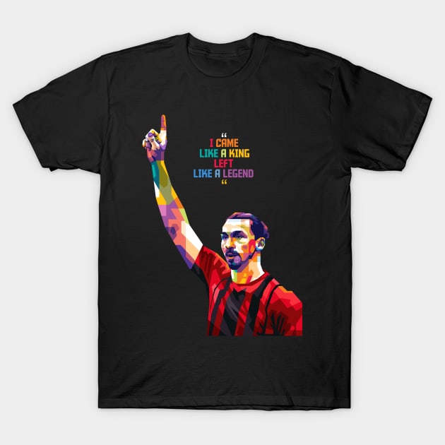 Zlatan Ibrahimovic Quotes T-Shirt by giltopann